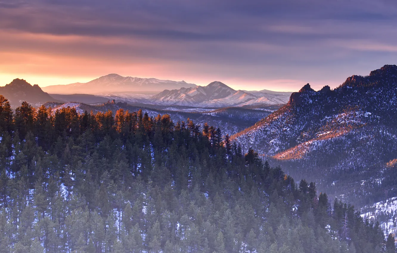 Photo wallpaper USA, Colorado, Pikes Peak, America's Mountain