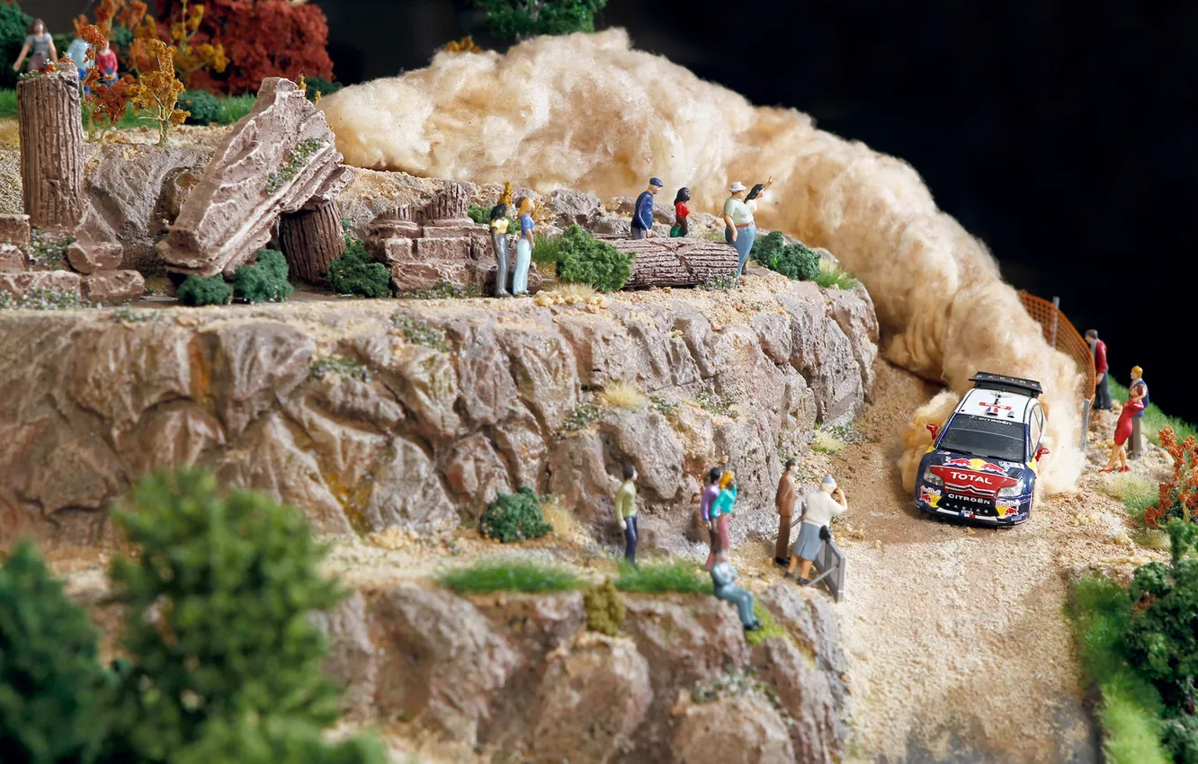 Photo wallpaper auto, toy, Citroen, Citroen, layout, DS3, WRC, Rally