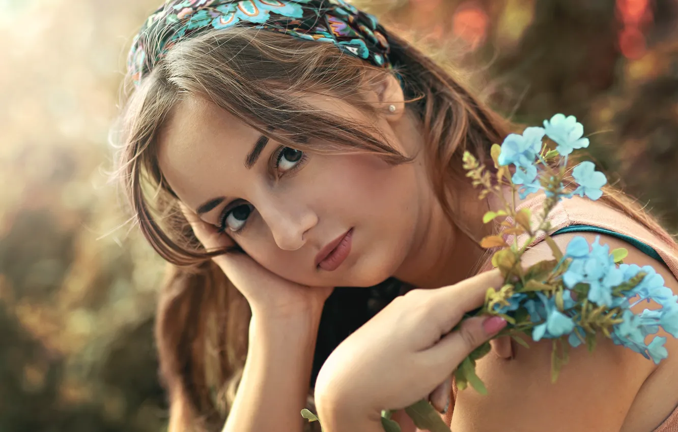 Photo wallpaper brown-eyed, Carmen Gabaldon, sponge