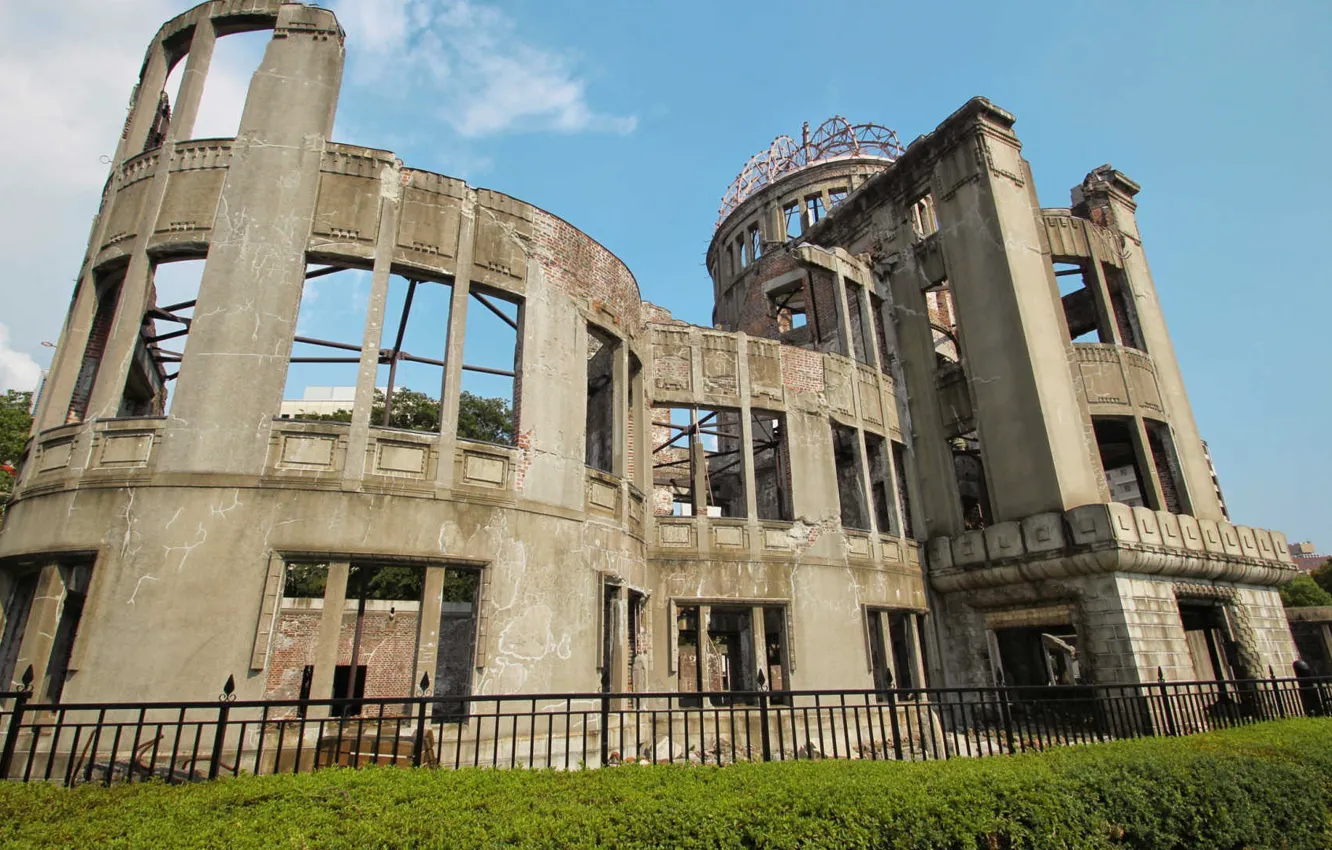 Photo wallpaper Rebirth, Japan, war, Nihon, tragedy, Hiroshima, Nippon, debris