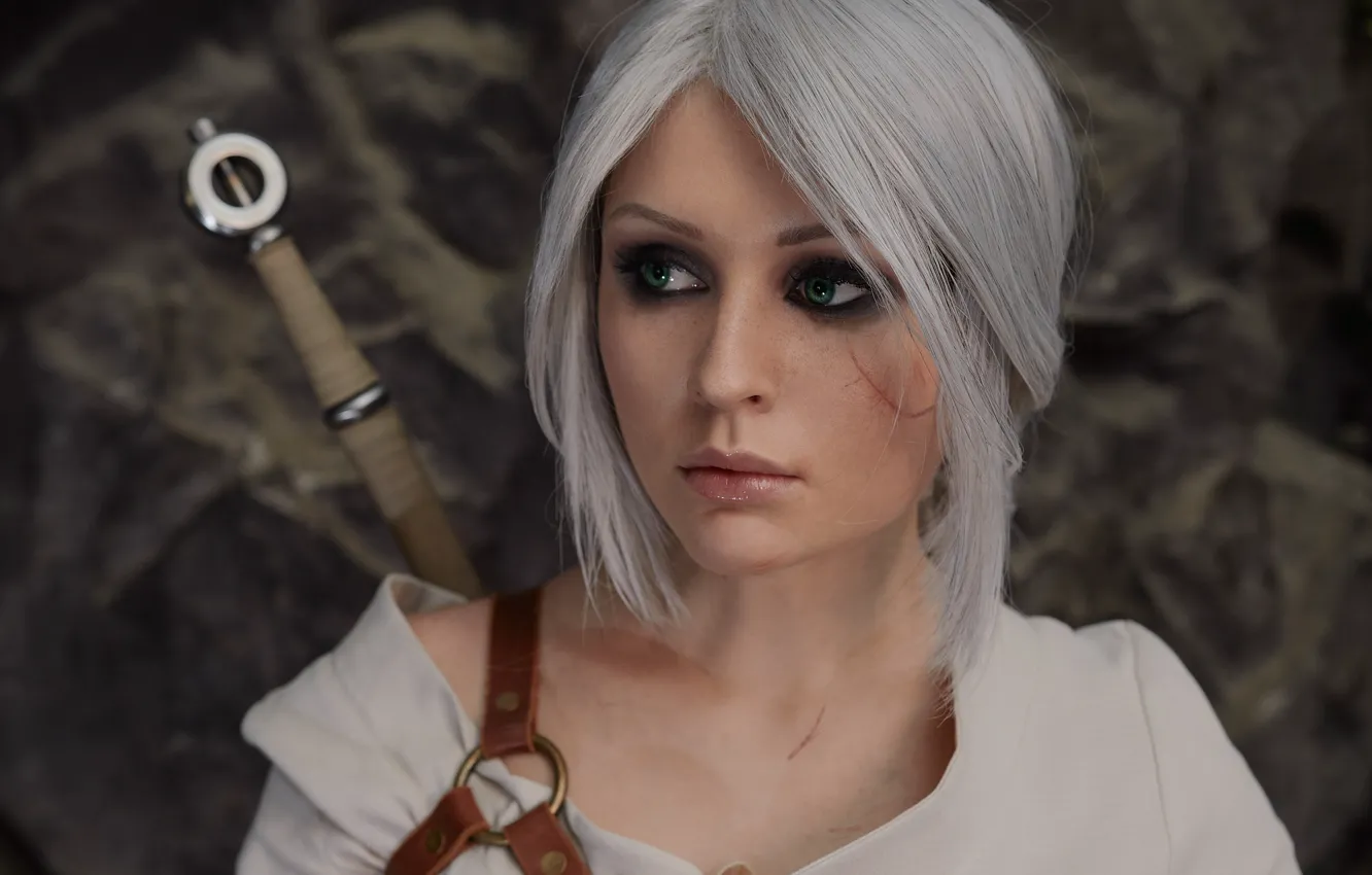 Photo wallpaper Portrait, cosplay, cosplay, Character, The Witcher 3: Wild Hunt, The Witcher 3: Wild Hunt, CRIS, …