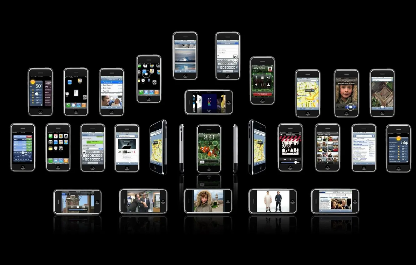 Photo wallpaper iphone, brand, phones, iPhones, telefonchiki, cell phones, cellphones