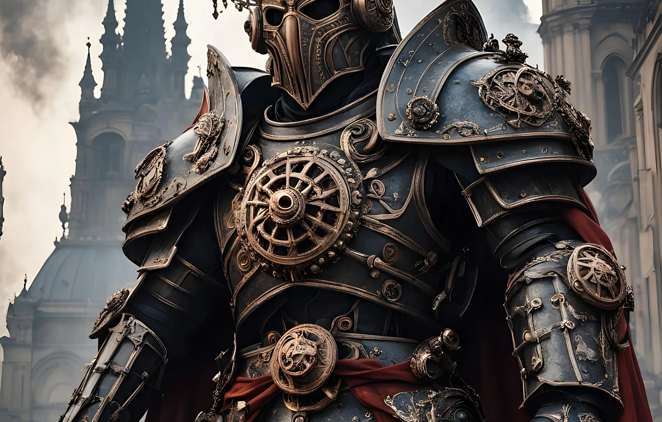 Photo wallpaper Gothic, armor, knight
