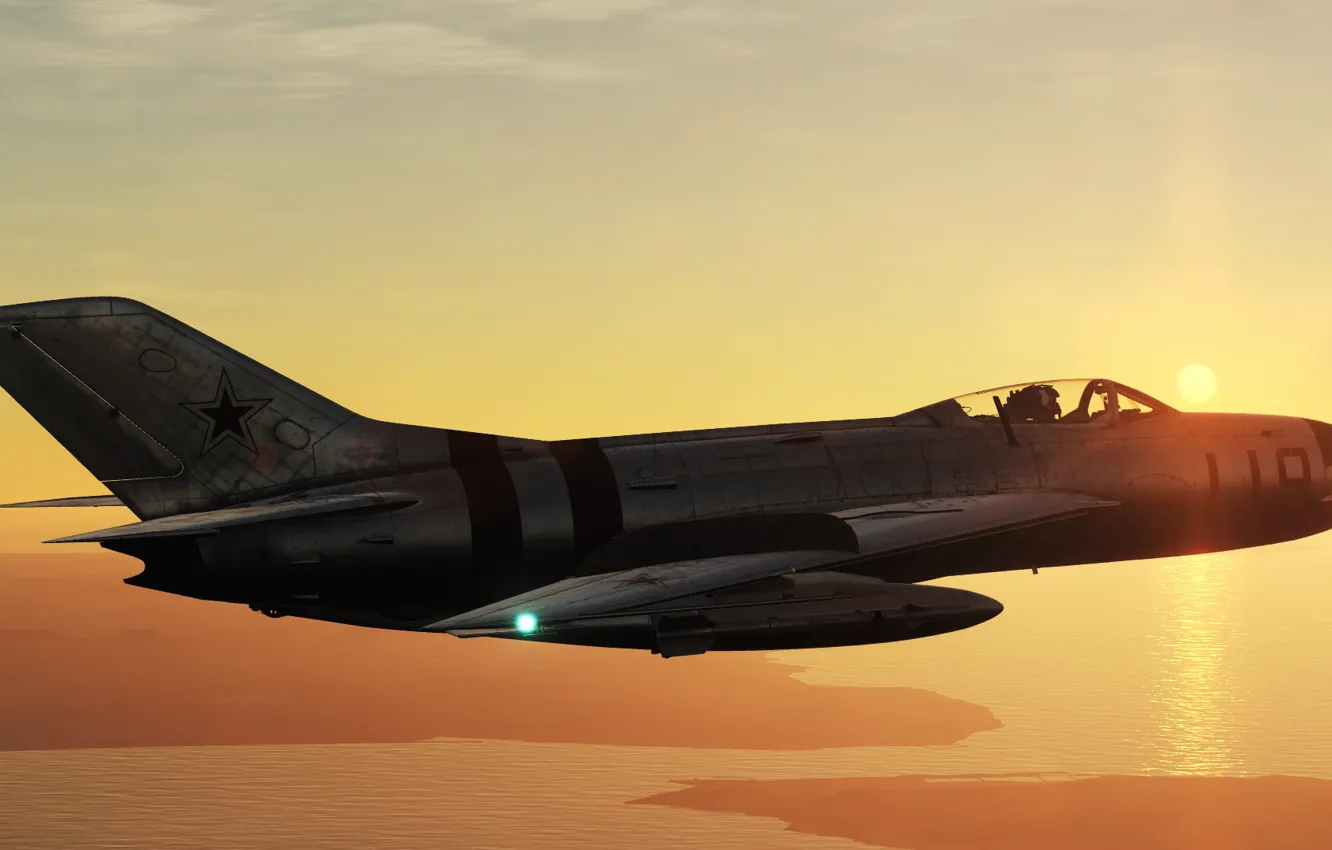 Photo wallpaper fighter-interceptor, OKB MiG, MiG-19P