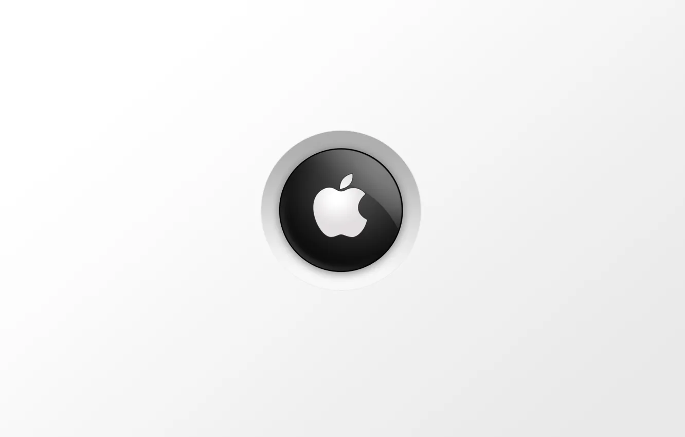 Photo wallpaper Apple, White, button, MAC