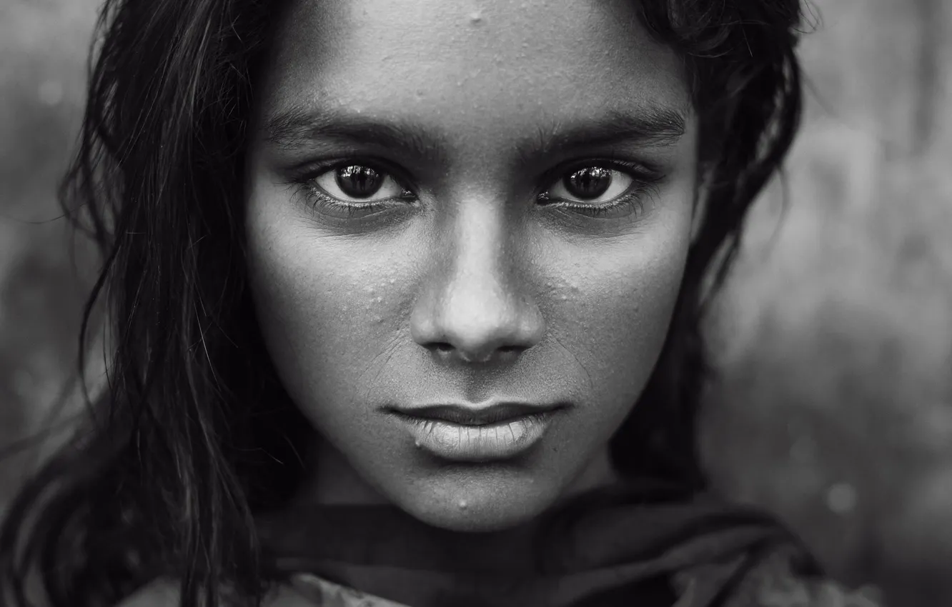 Photo wallpaper portrait, Rebecca, Impressive portrait of this beauty