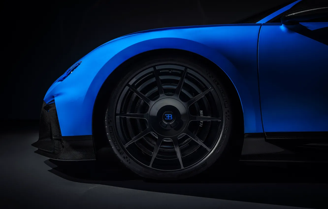 Photo wallpaper wheel, Bugatti, hypercar, Chiron, 2020, Pur Sport