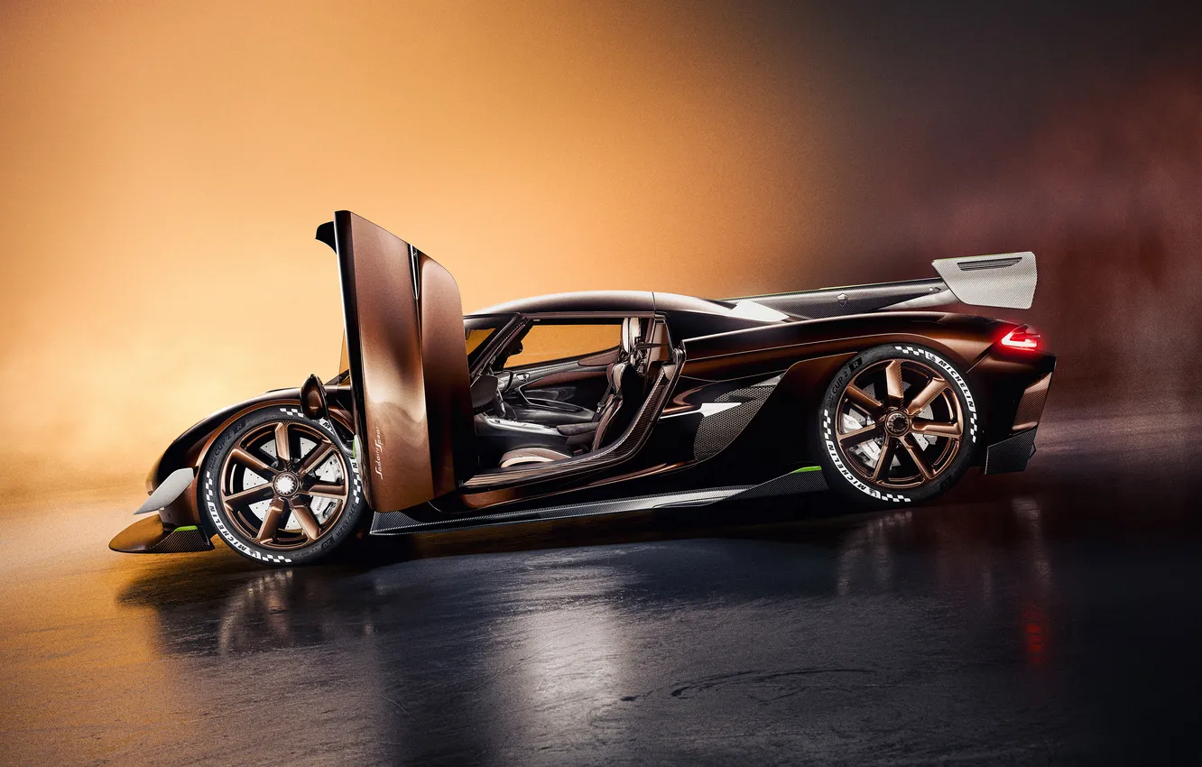Photo wallpaper Koenigsegg, spear, 2160P, Sadairs