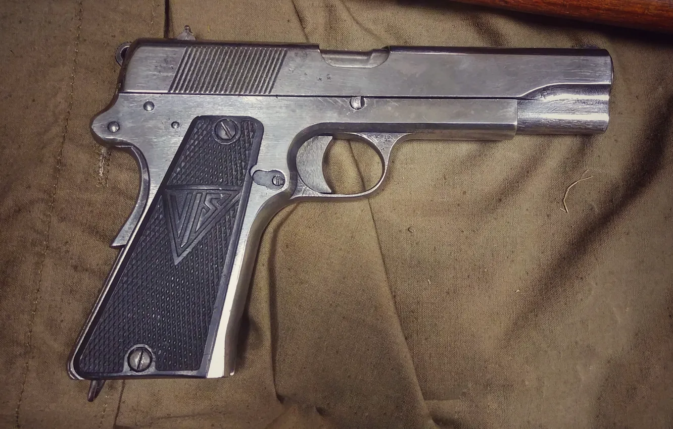 Photo wallpaper self-loading pistol, the Polish army, Polish VIS