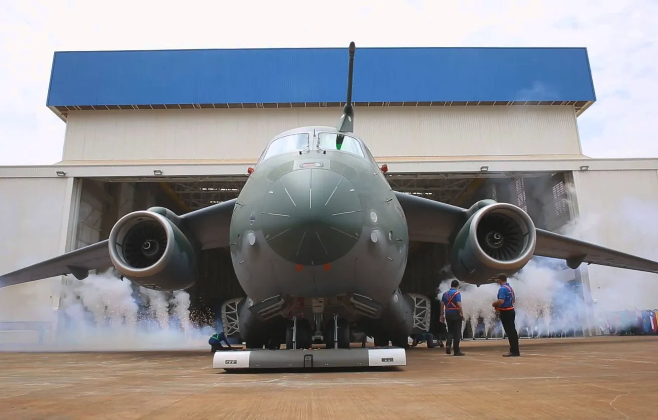 Photo wallpaper Brazil, FAB, Embraer, KC-390, developed and manufactured by Embraer Defesa e Seg, Embraer KC-390, Aircraft …