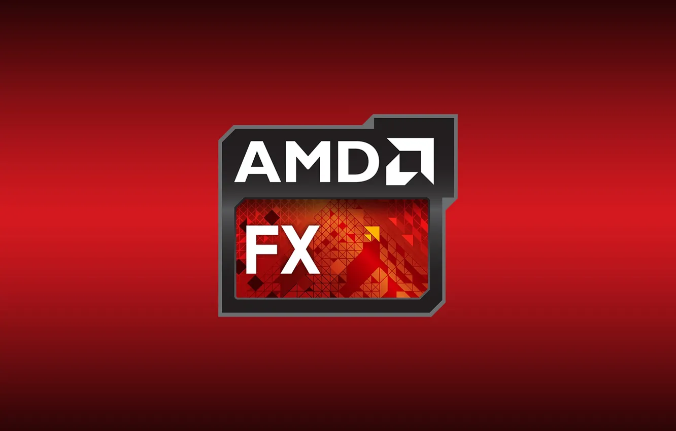 Photo wallpaper Red, AMD, CPU