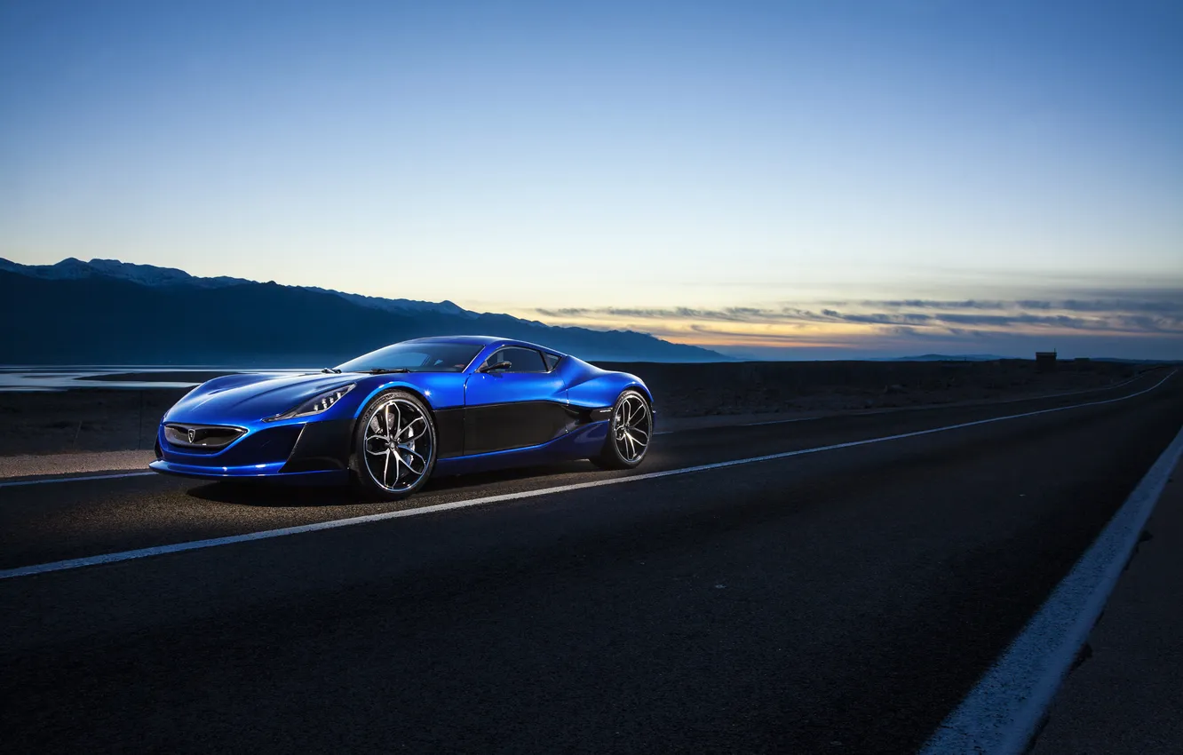 Photo wallpaper Concept One, Rimac, 2014, electric car, RIMAC