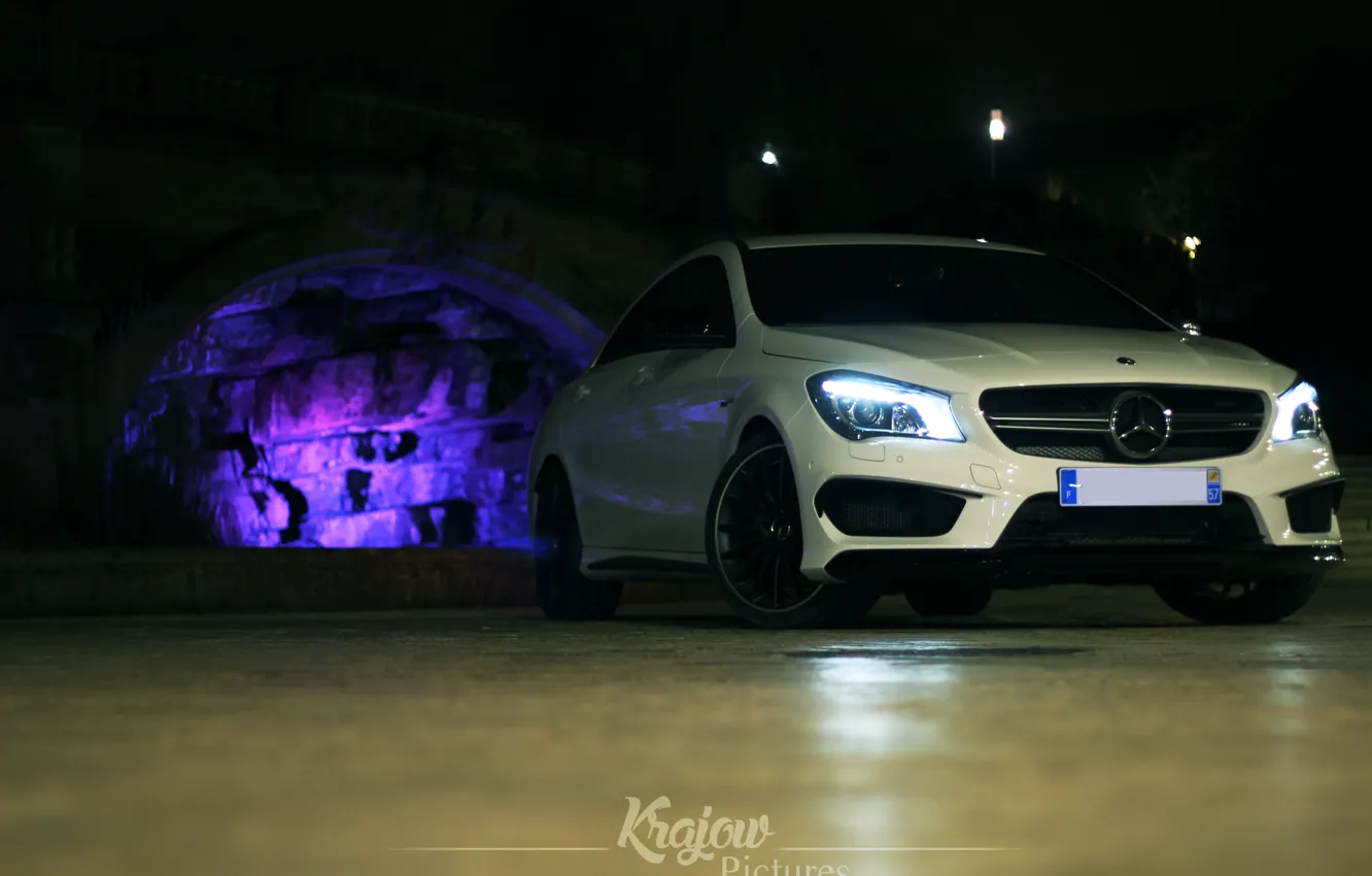 Photo wallpaper Mercedes, AMG, CLA45
