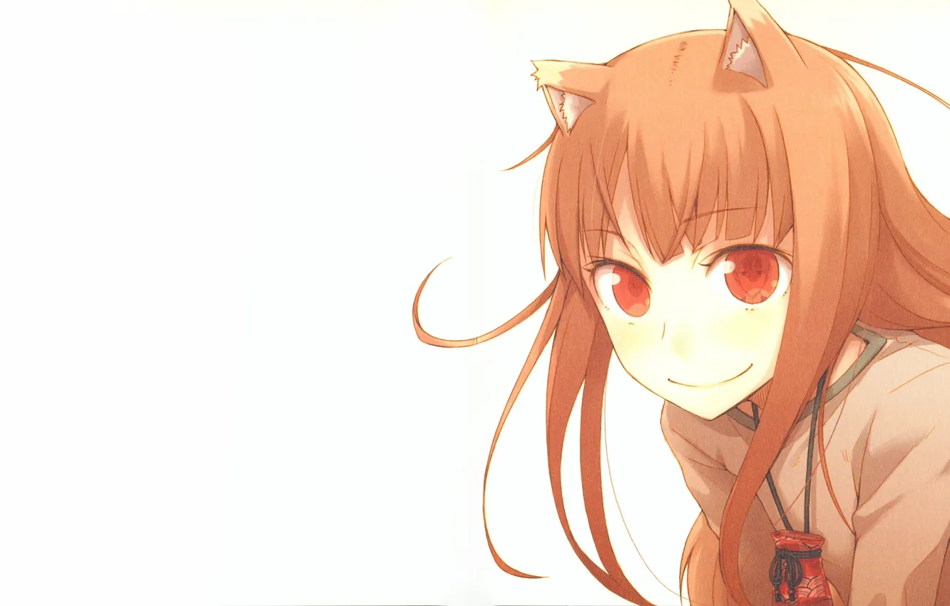 Photo wallpaper neko, ears, spice and wolf, horo, spices and wolf