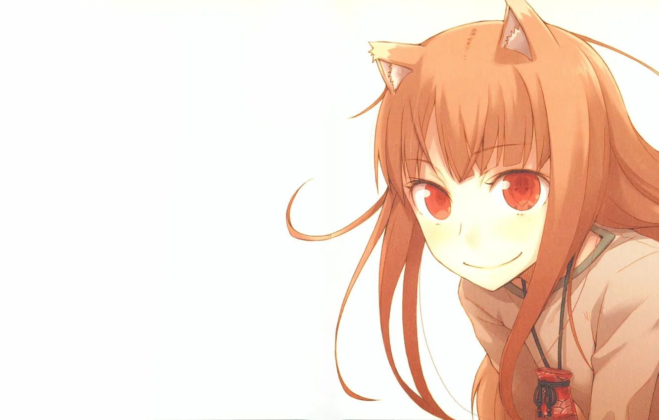 Photo wallpaper neko, Horo, ears, Spice and wolf, spices and wolf