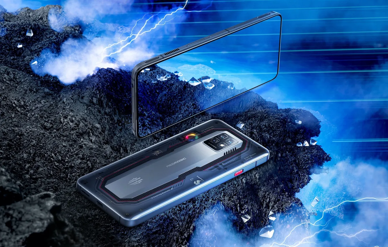 Photo wallpaper Wallpaper, phone, electronics, picture, gadget, smartphone, nubia red magic 7, red magic 7