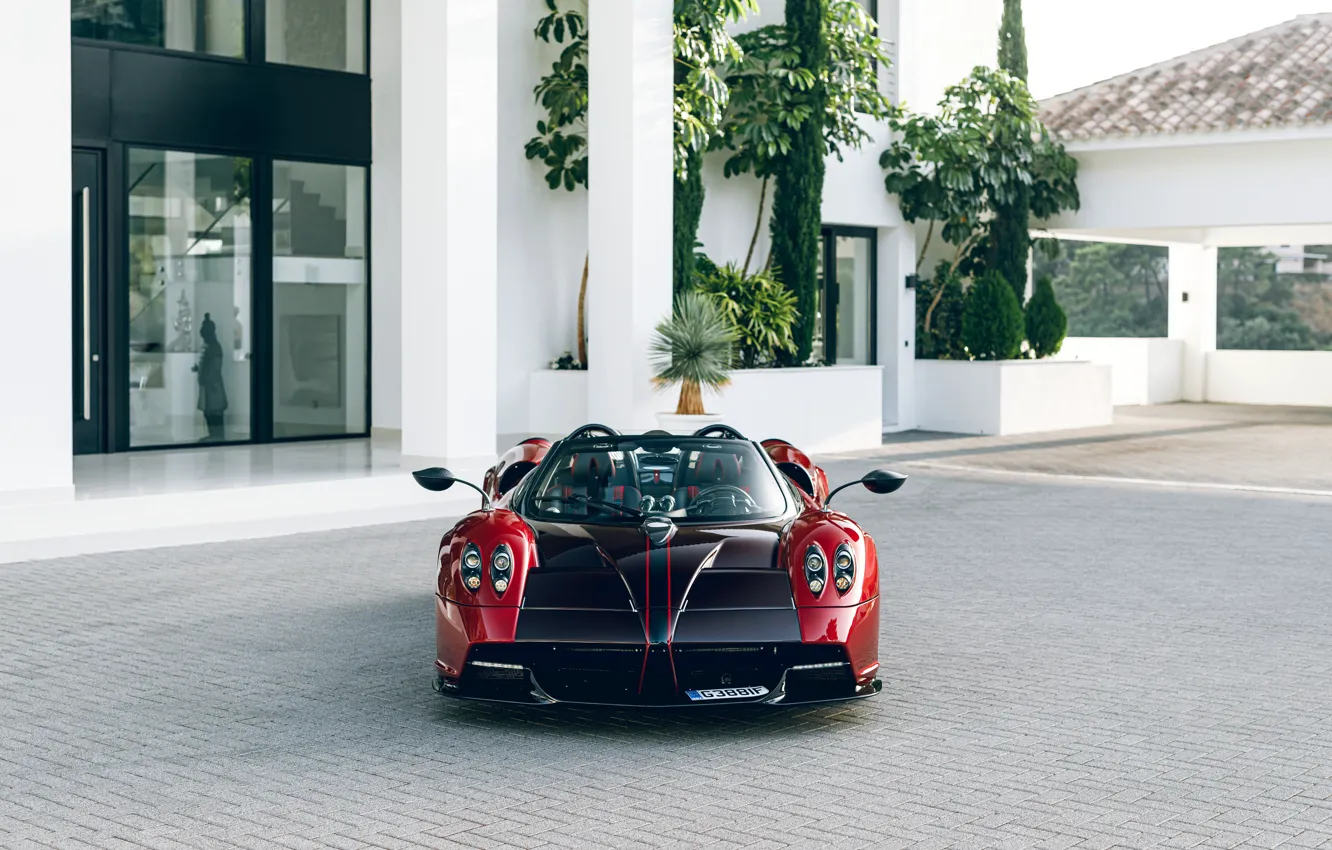 Photo wallpaper Pagani, front, To huayr, Pagani Huayra Roadster