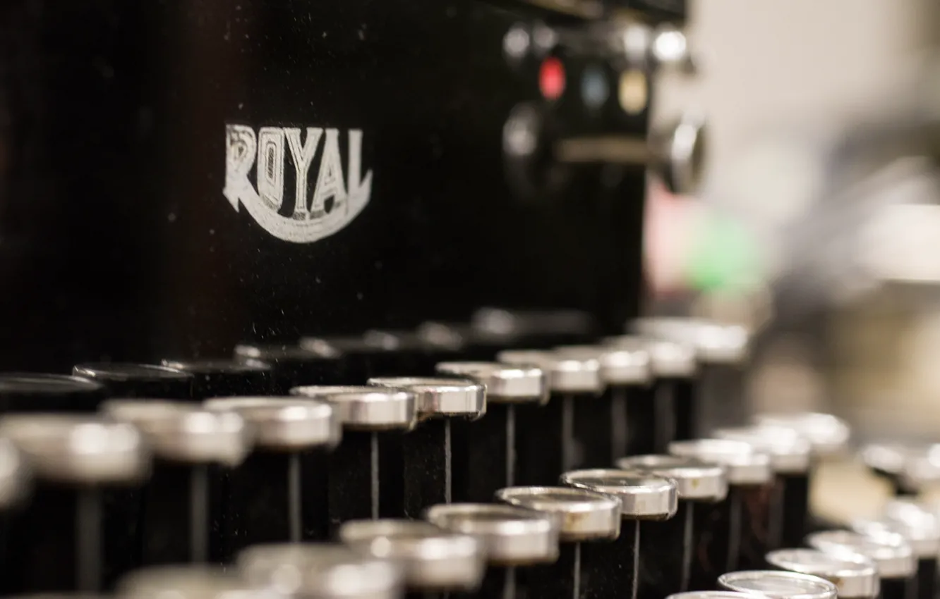 Photo wallpaper keys, typewriter, keys, typewriter