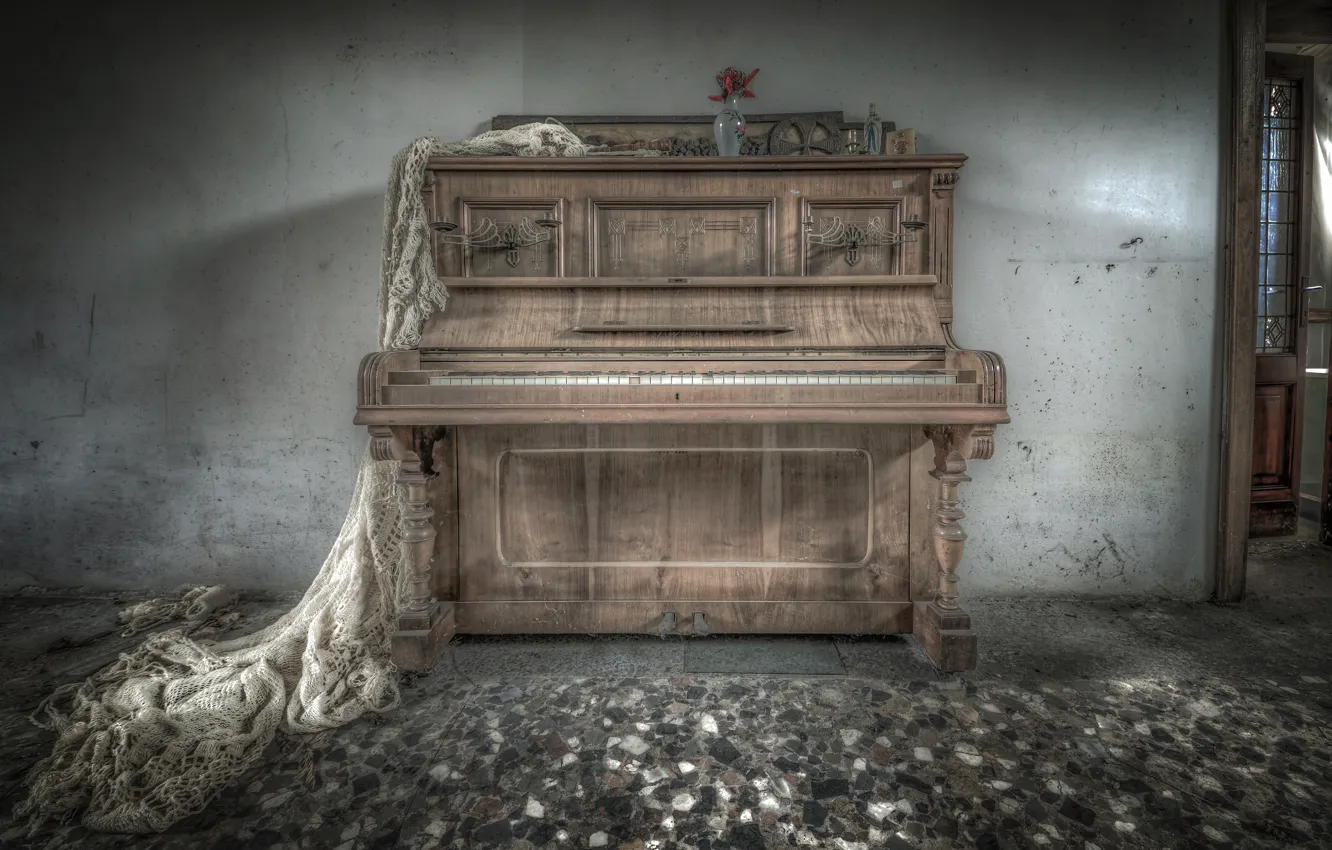 Photo wallpaper music, background, piano