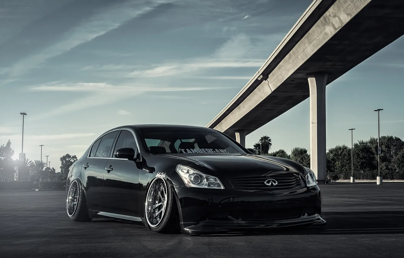 Wallpaper Tuning, Infiniti, Infiniti, black, Tuning, stance, G37 ...