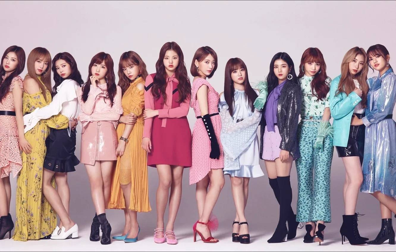 Photo wallpaper musical group, Ladies, Iz One, K-Pop