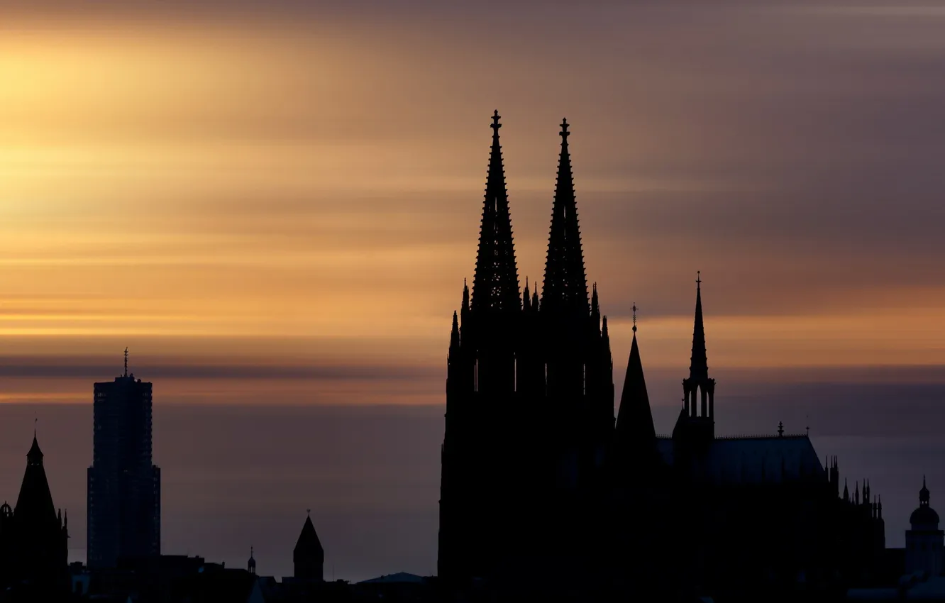 Photo wallpaper Germany, Cologne, North Rhine-Westphalia