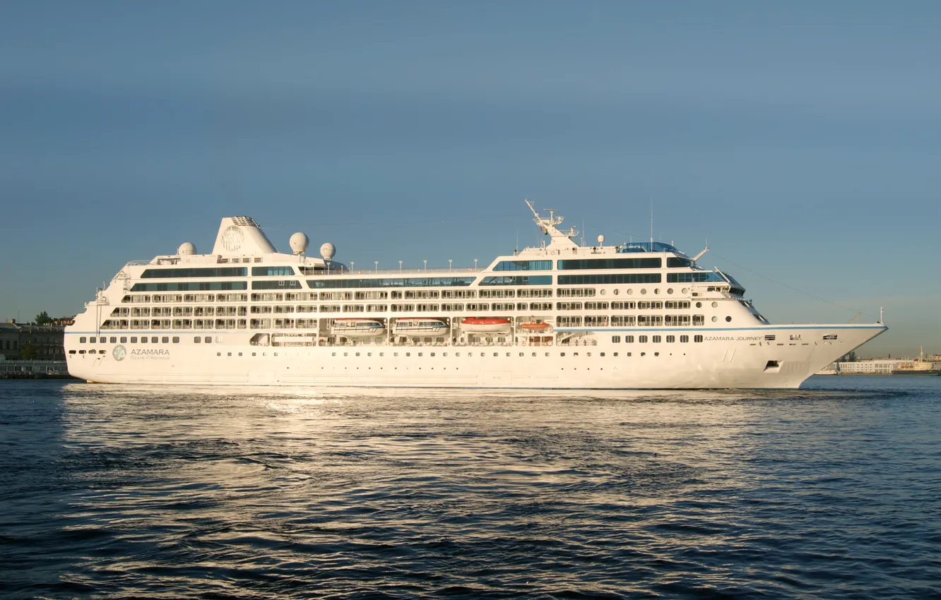 Photo wallpaper liner, ship, cruise