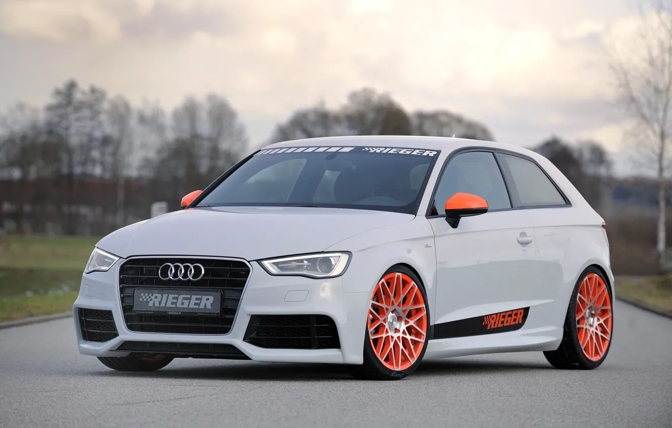 Photo wallpaper Audi, Tuning, Rieger