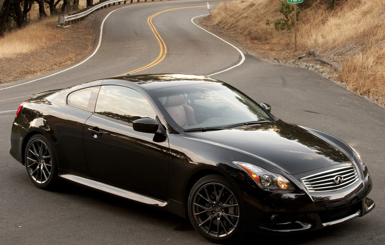 Photo wallpaper machine, black, Infiniti, black, cars, auto, G37