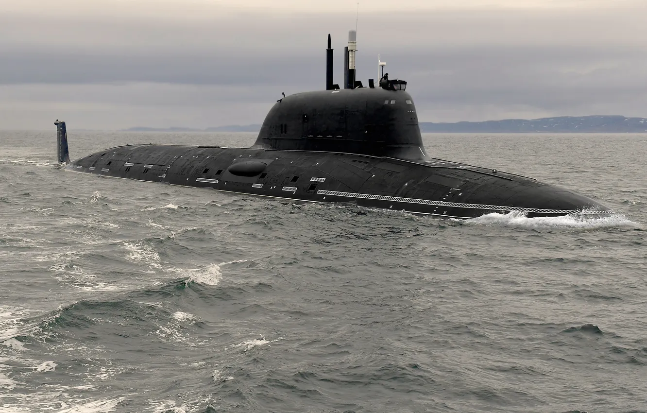 Photo wallpaper multipurpose, project 885M, atomic, submarine, the Ash-M cipher