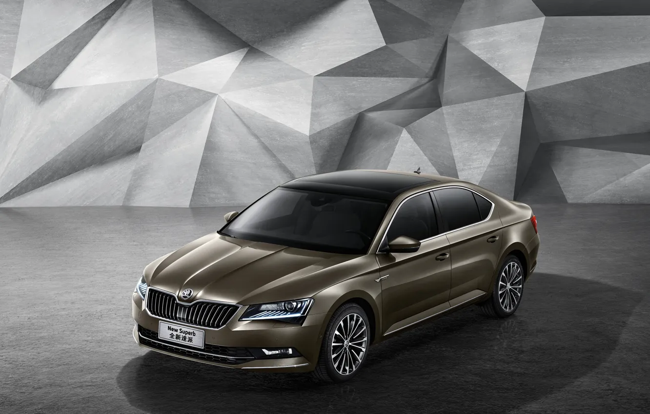 Photo wallpaper Skoda, skoda, superb, superb