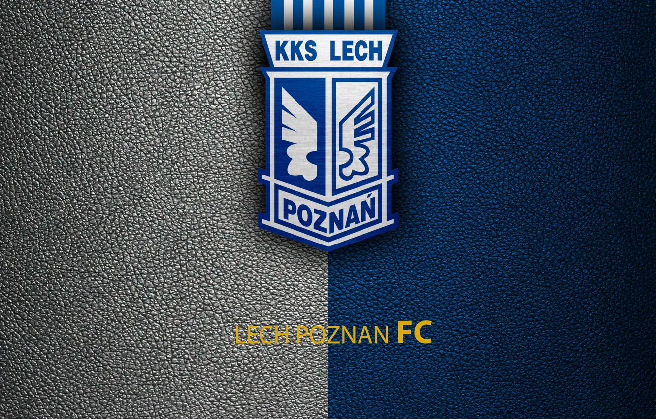 Photo wallpaper wallpaper, sport, logo, football, Lech Poznan