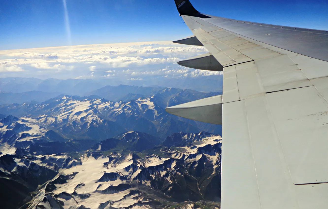 Photo wallpaper flight, airplane, Asia, Air Astana