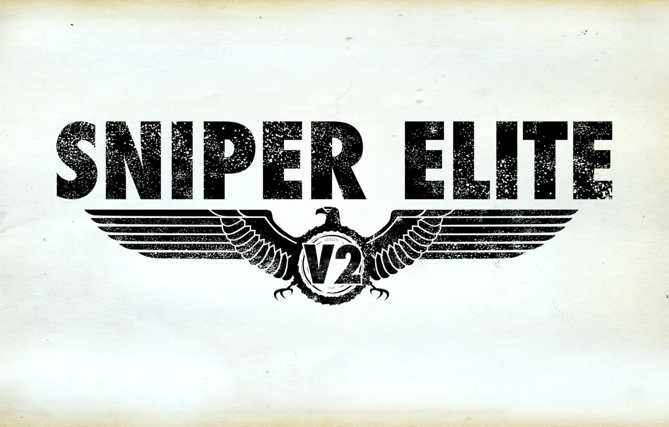 Photo wallpaper the game, logo, Sniper Elite V2, stimulator