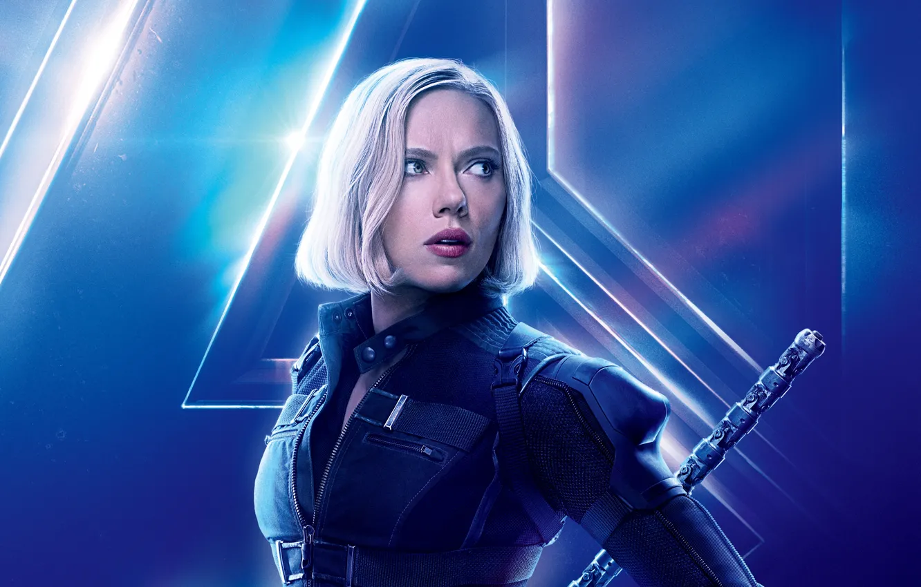 Photo wallpaper Scarlett Johansson, Infinity, Vision, Hulk, war, nebula, Iron Man, Marvel