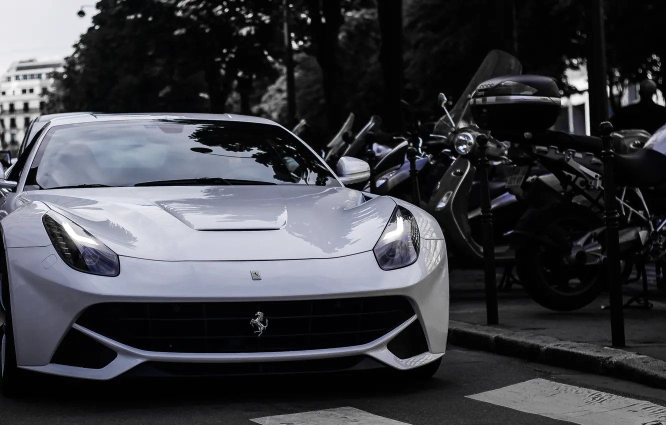 Photo wallpaper Ferrari, Front, Supercar, F12 berlinetta