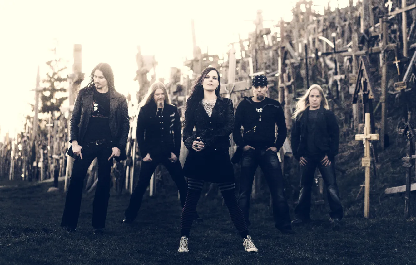Photo wallpaper metal, Dark Passion Play, promo, Nightwish, sympho