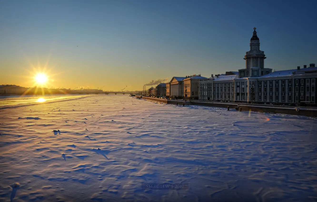 Photo wallpaper winter, Serg-Sergeyev, Saint Petersburg