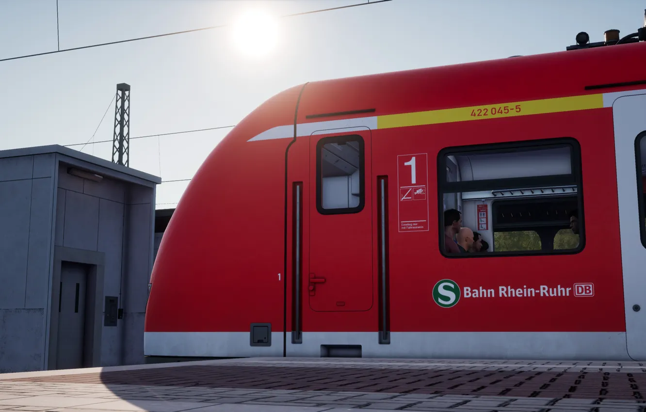 Photo wallpaper beautiful Wallpaper, train, Germany, Locomotive, Germany, Germany, Train Sim World 2020, DB Regio