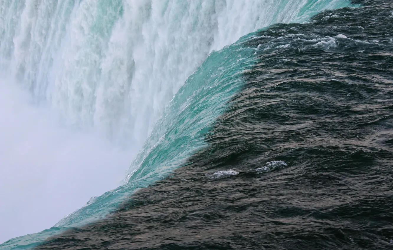 Photo wallpaper foam, water, squirt, waterfall