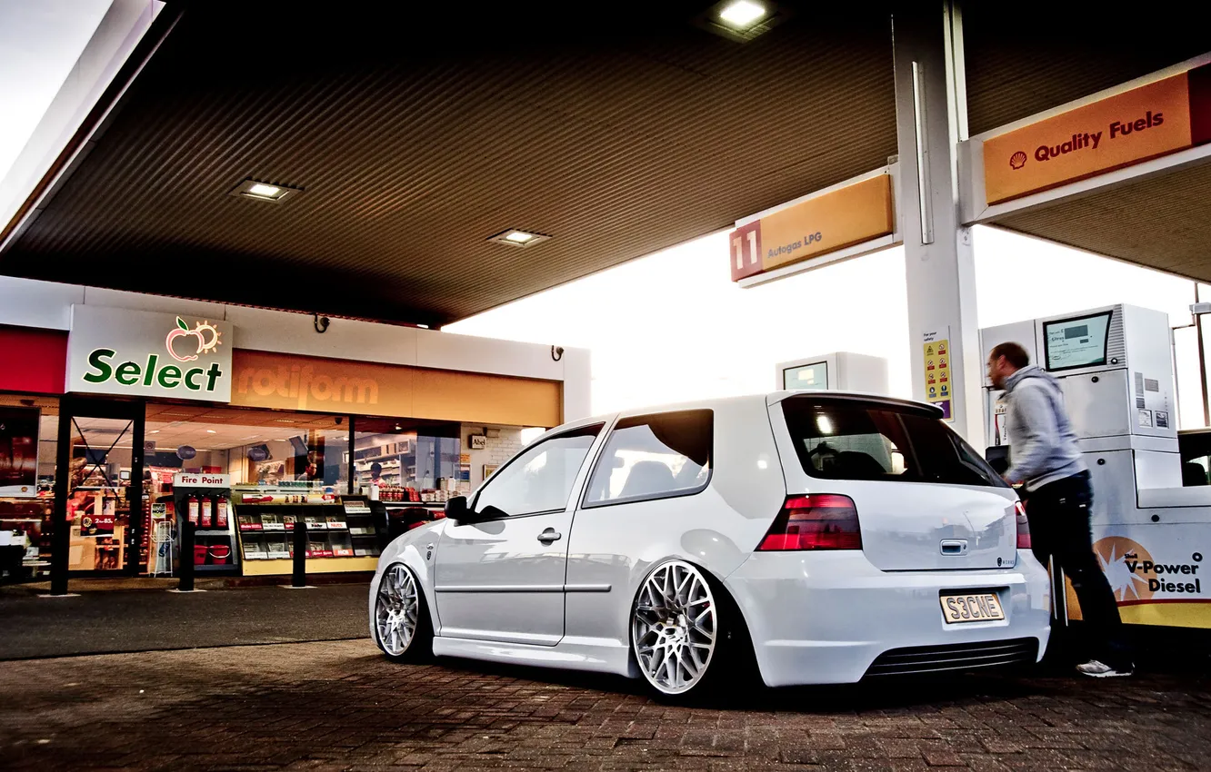 Photo wallpaper dressing, Volkswagen, golf, Rotiform, veedu be