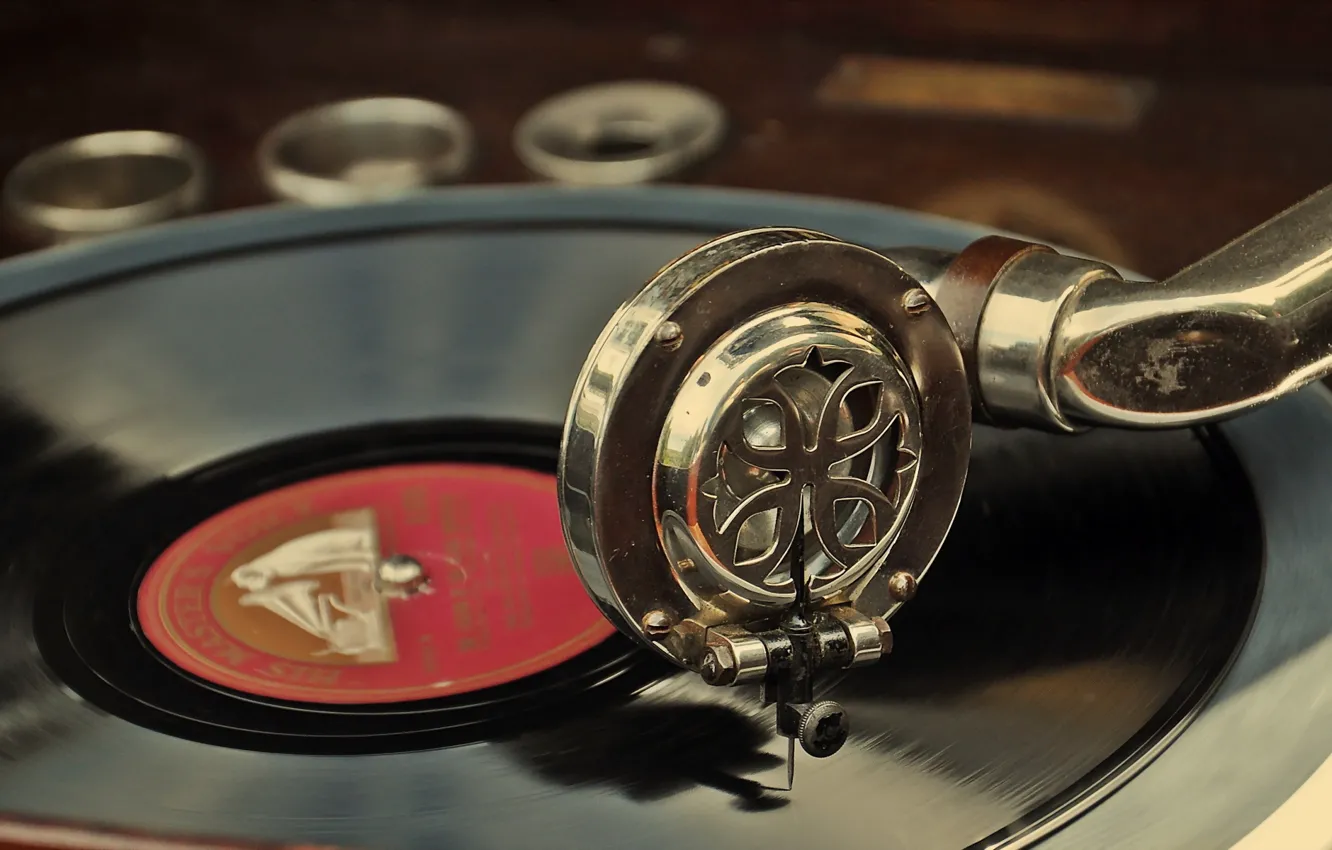 Photo wallpaper music, record, the gramophone