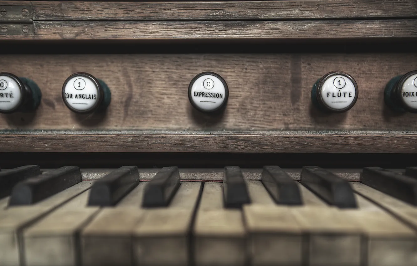 Photo wallpaper keys, button, abandoned, synth sound