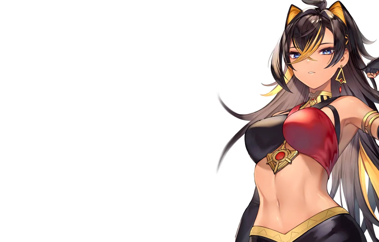 Photo wallpaper girl, hot, sexy, anime, brown, babe, tan, tanned