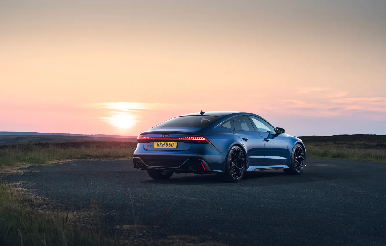 Photo wallpaper sunset, Audi, Audi, RS 7, Audi RS7 Sportback Performance