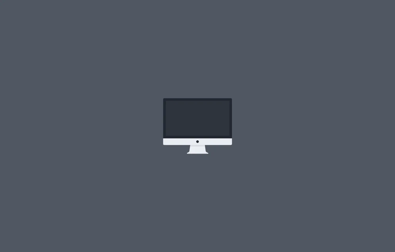 Photo wallpaper computer, grey, background, color, Mac, apple, minimalism, logo