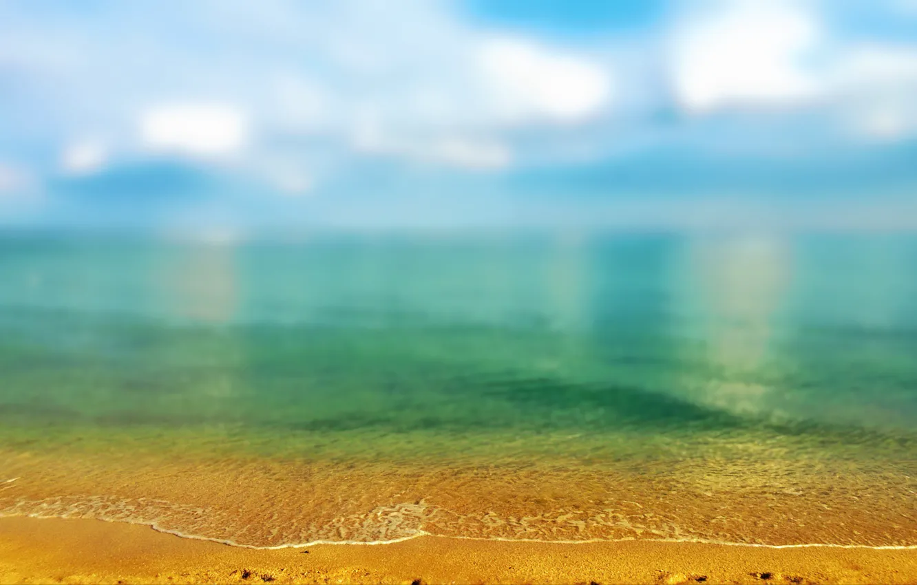 Photo wallpaper sand, sea, summer, the sky