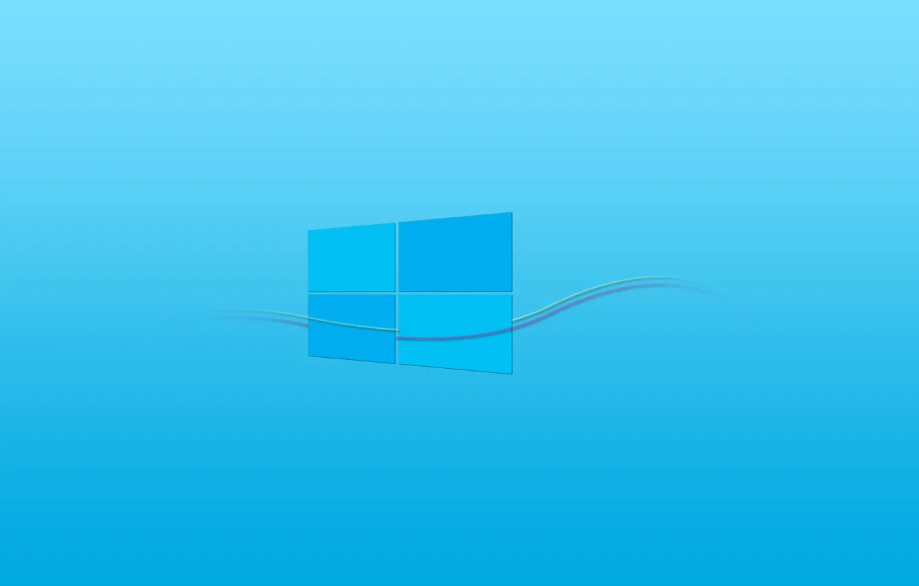 Photo wallpaper computer, logo, line, emblem, windows, operating system