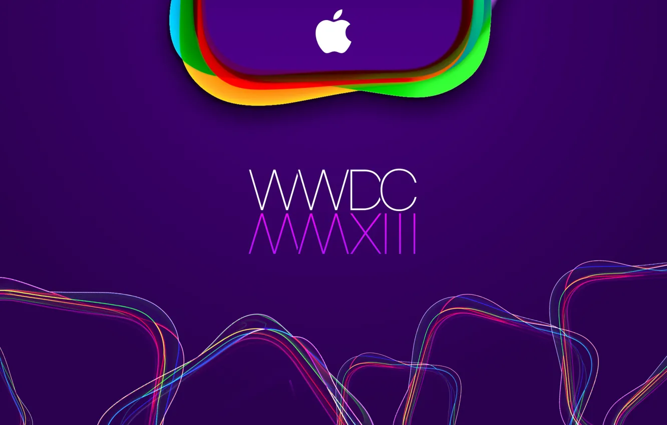 Photo wallpaper apple, logo, mac, WWDC 2013, WWDC