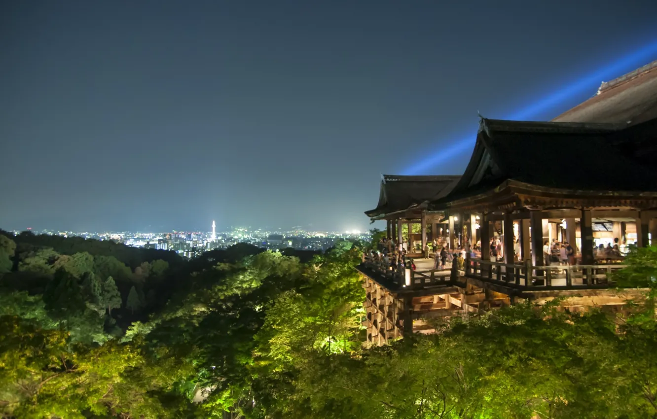 Photo wallpaper city, Japan, photo, night